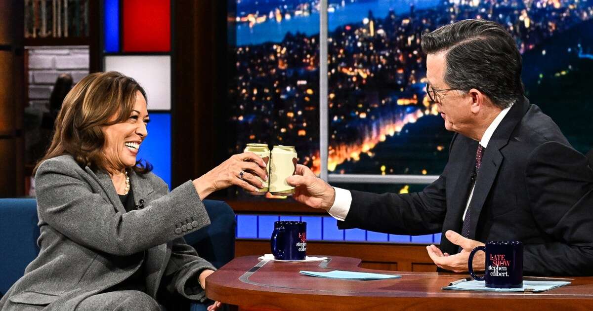 'My form of therapy': Kamala Harris sips beers and jokes in talk show tour