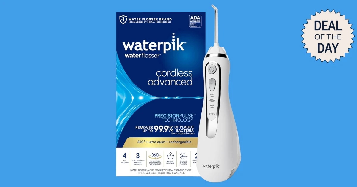 Waterpik’s water flosser makes flossing so much easier — and it’s currently 32% off on Amazon