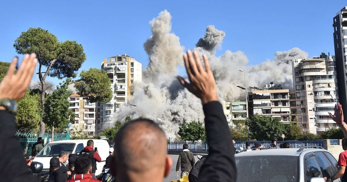 Video shows Beirut residential building leveled by Israeli airstrike