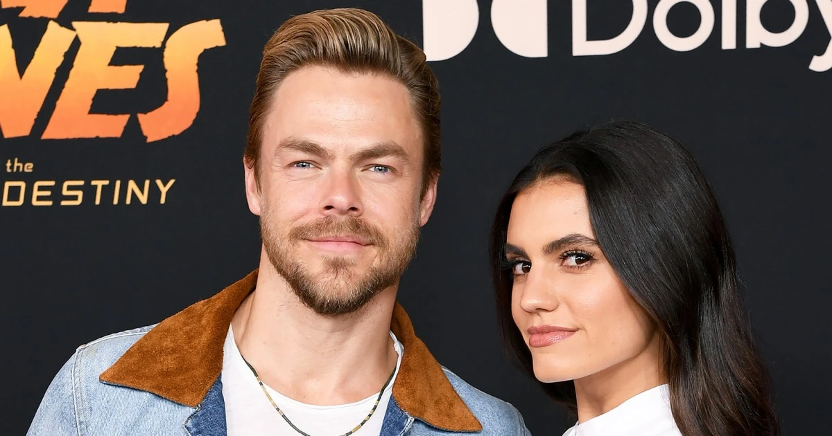 Derek Hough reveals wife is in hospital after emergency surgery for bleeding in her skull 