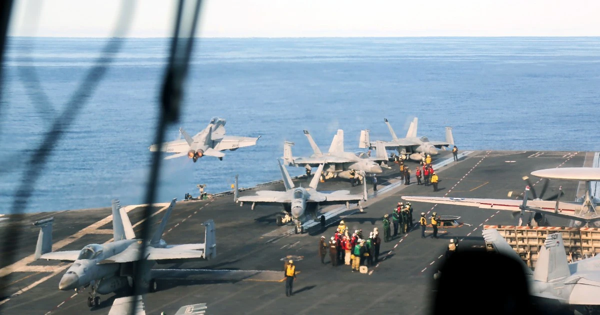 Onboard the USS Ford as NATO's defenses face its latest test