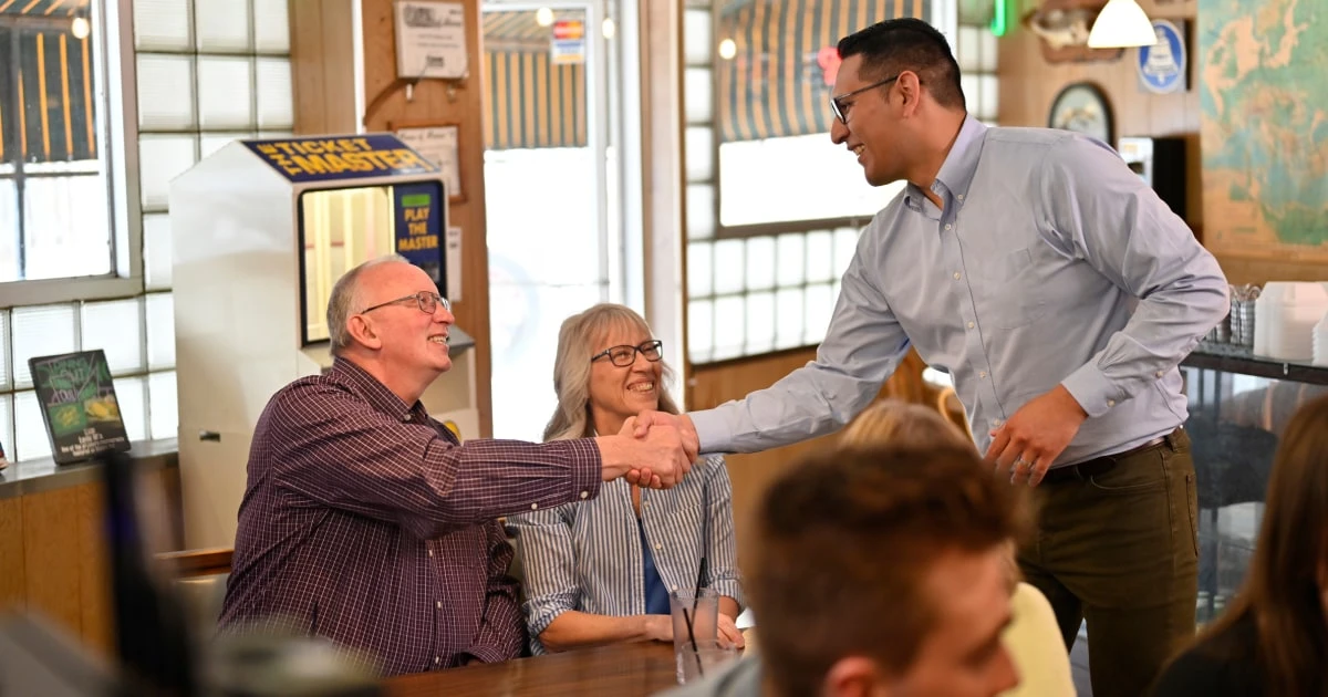 A Democrat aims to flip a congressional seat in Nebraska — and make history too