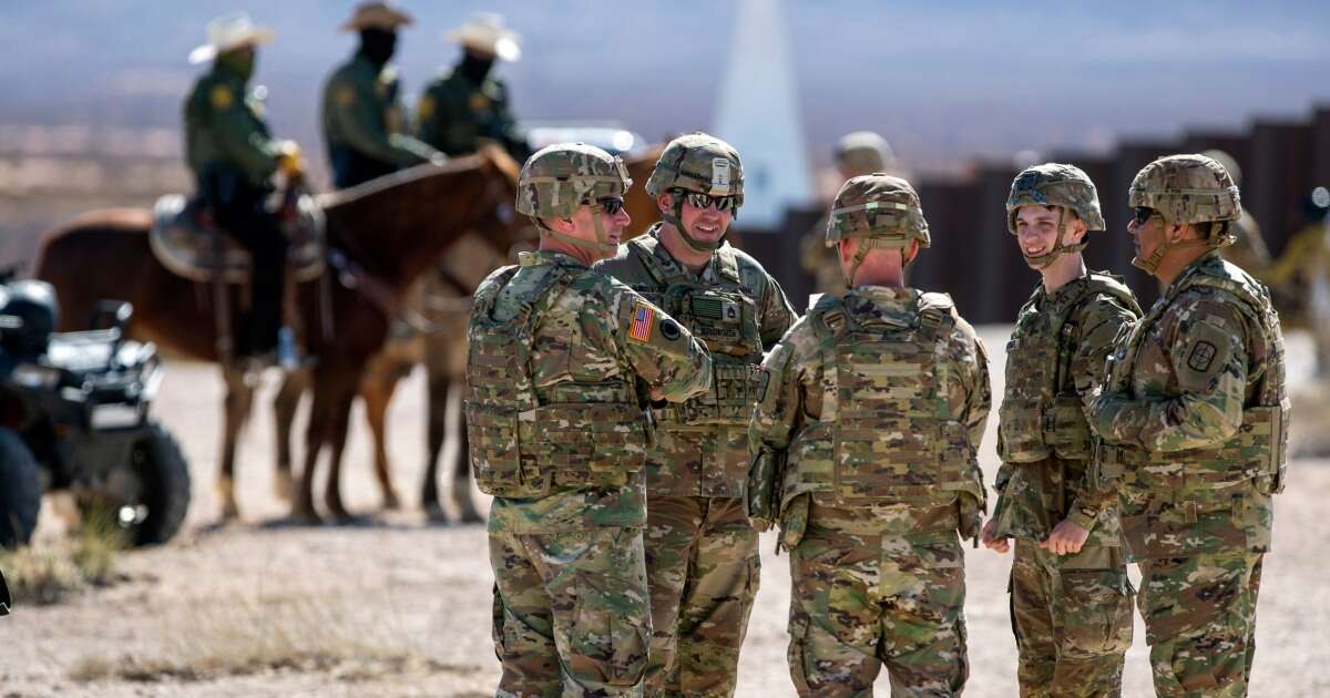 Pentagon to send more than 2,000 additional active-duty troops to the U.S.-Mexico border 