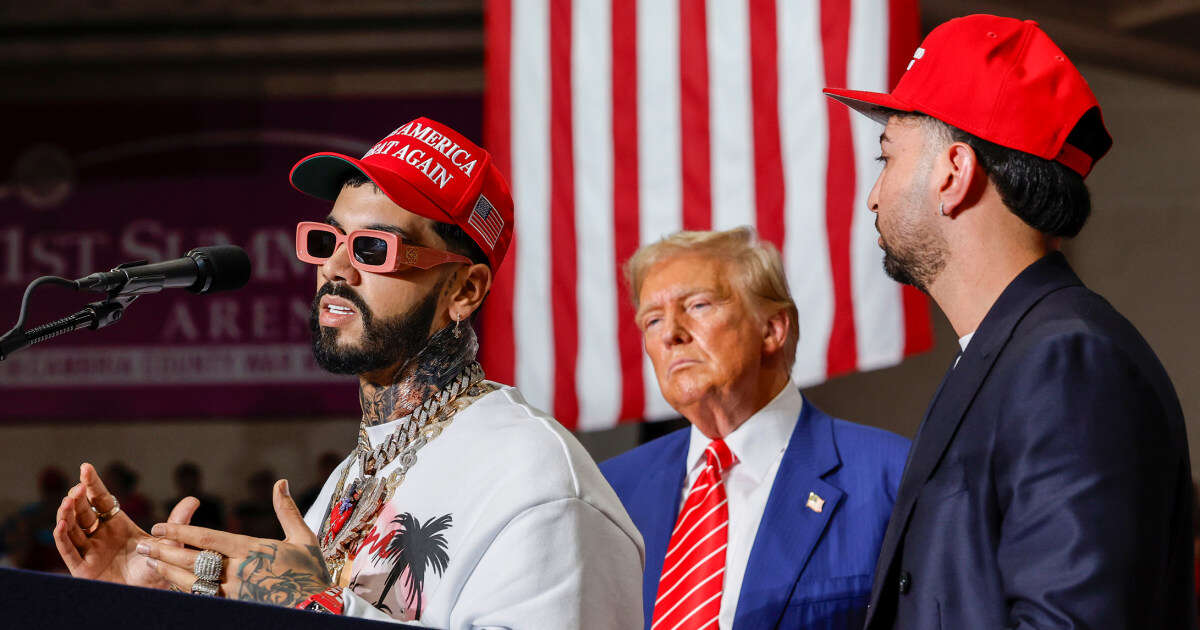 Behind Anuel AA's endorsement of Trump, a pitch to Latinos in battleground states