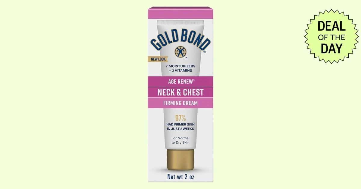 Gold Bond’s popular skin-tightening neck cream is on sale for $12