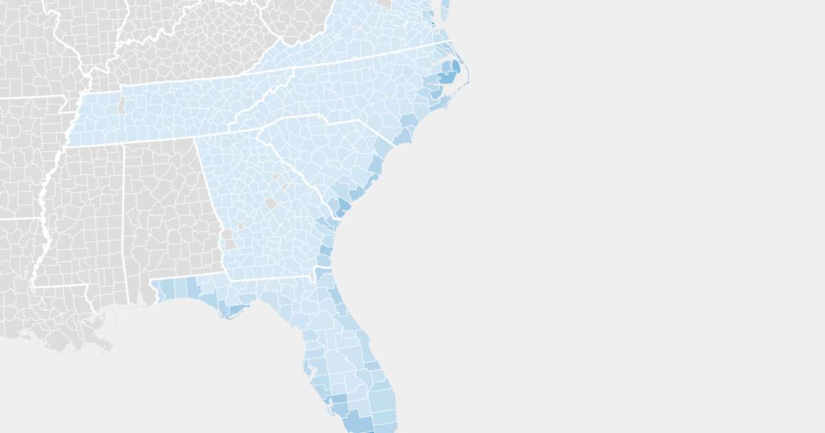 Map: Less than 1% of residences covered by flood insurance in hard-hit North Carolina