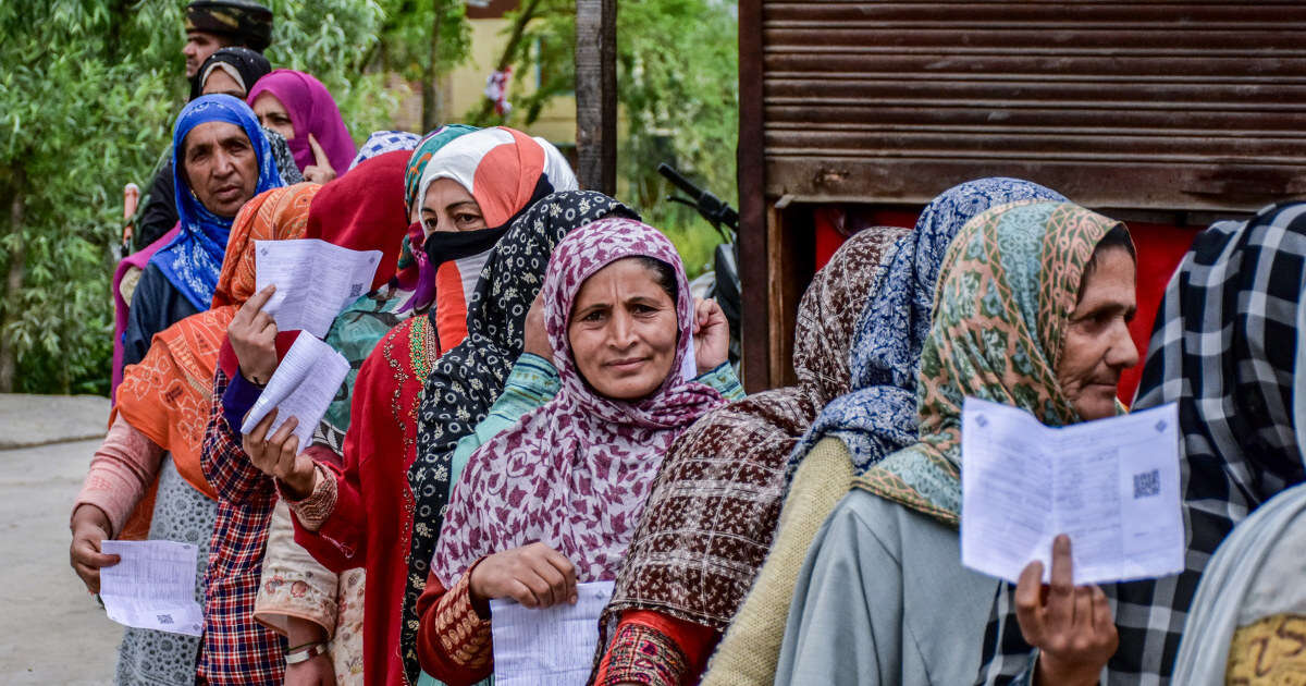 Voter turnout in India’s election has been low, but it’s surging in Kashmir