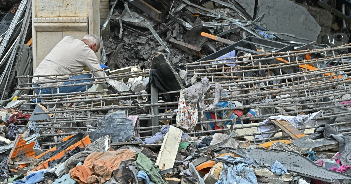 Lebanese people displaced by Israeli strikes return to what's left of their homes