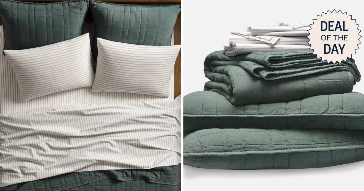 This Brooklinen cooling sheet set is 50% off