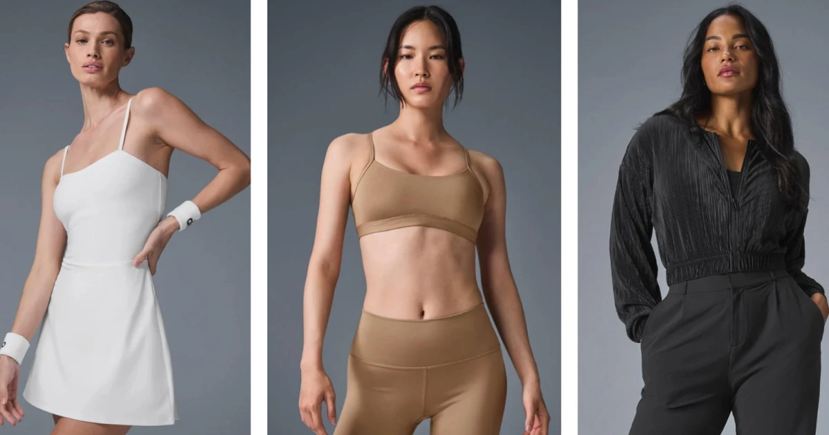 Alo is having a secret sale with 40% off their most popular styles