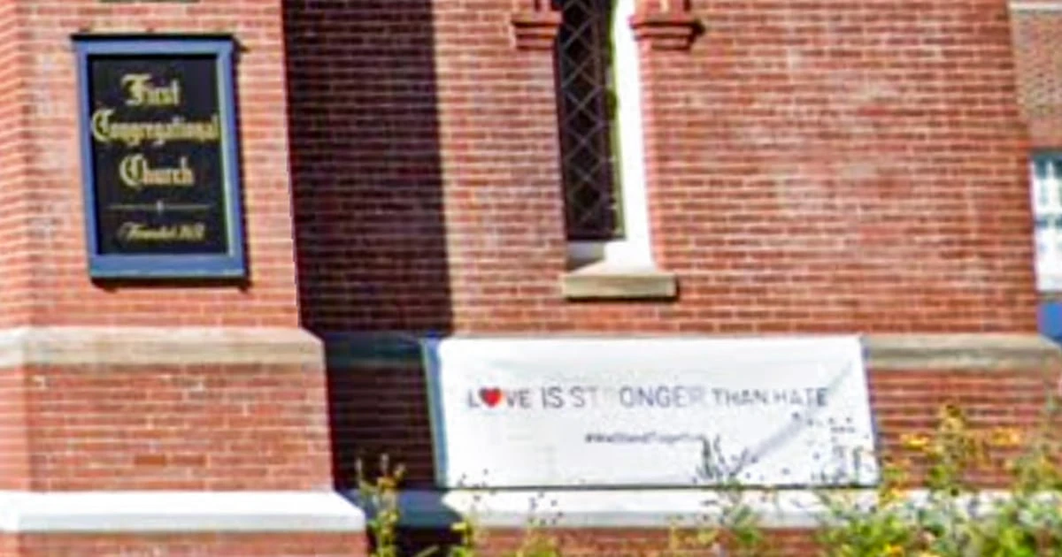 Pride flags outside of Massachusetts church vandalized, minister says