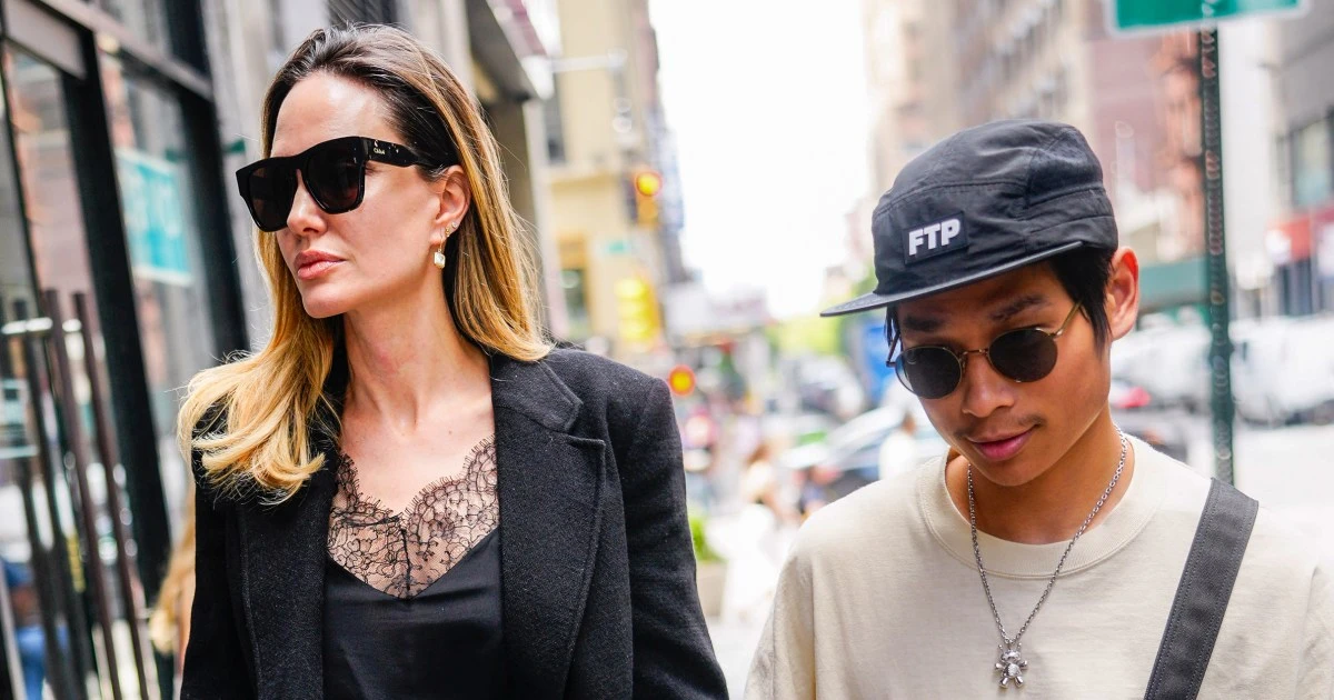 Angelina Jolie and Brad Pitt's son hospitalized after suffering head injury on e-bike, source says