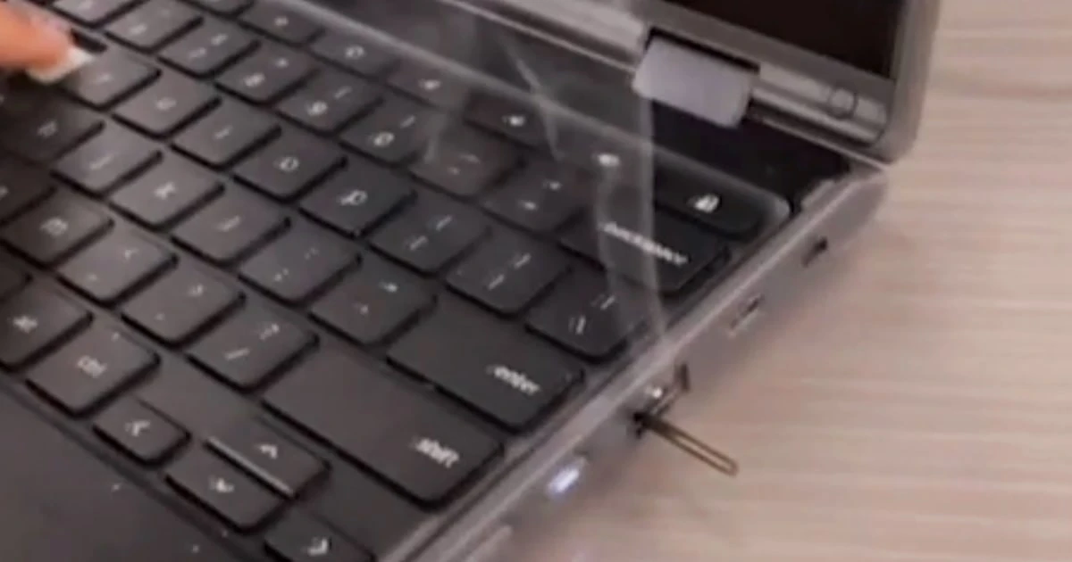 TikTok prank 'Chromebook Challenge' prompts warnings from schools after laptops are set on fire