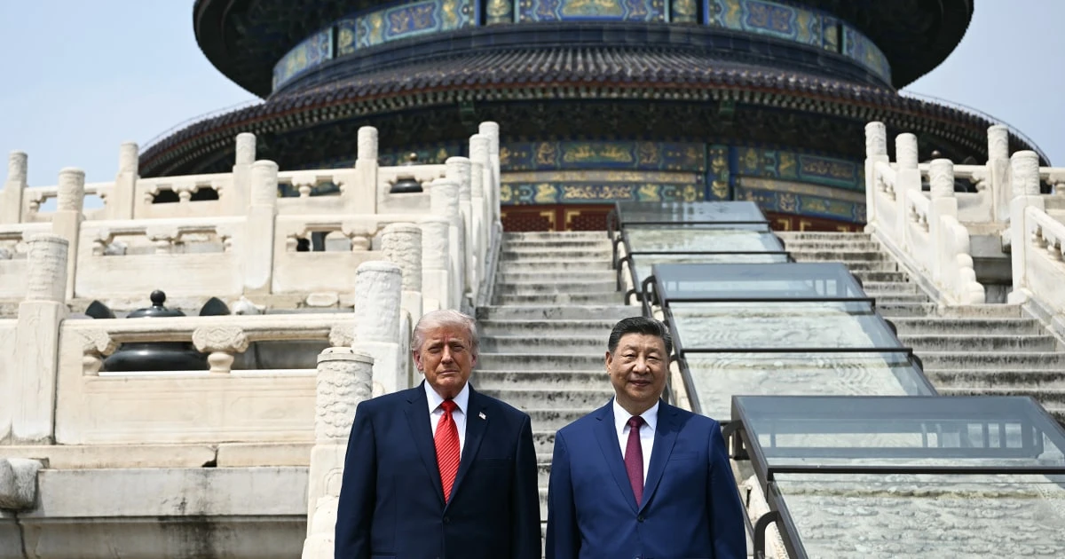 Xi warns Trump of possible conflict over Taiwan at grand Beijing summit