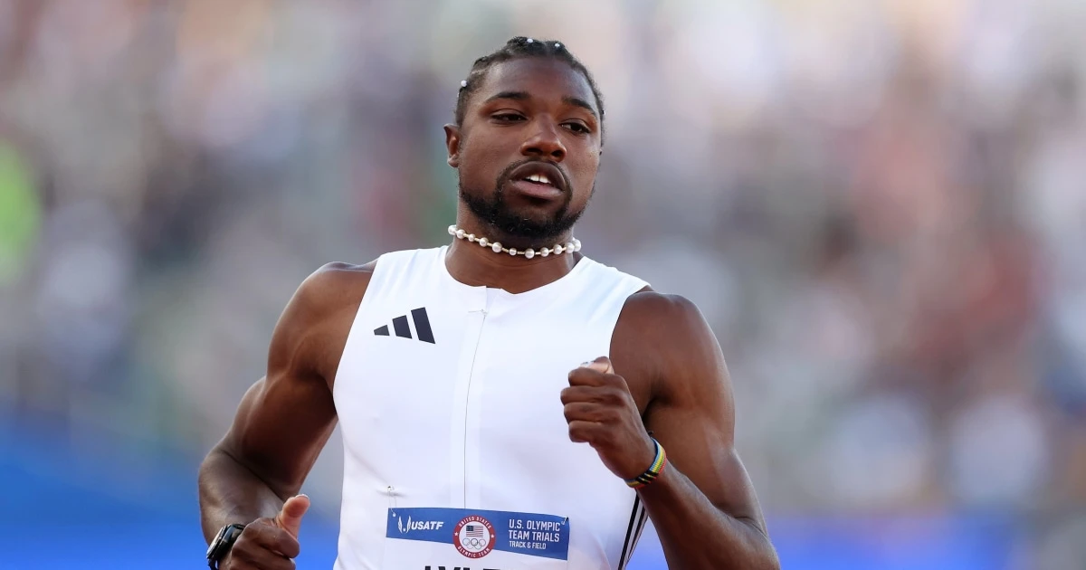 After falling short in 2020, Noah Lyles sets sights on 100-meter win at Olympic trials