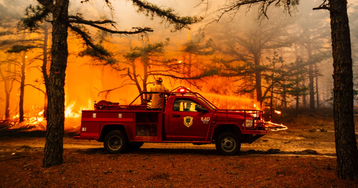 Man charged in N.J. wildfire says he shouldn't be held responsible because he tried to put it out