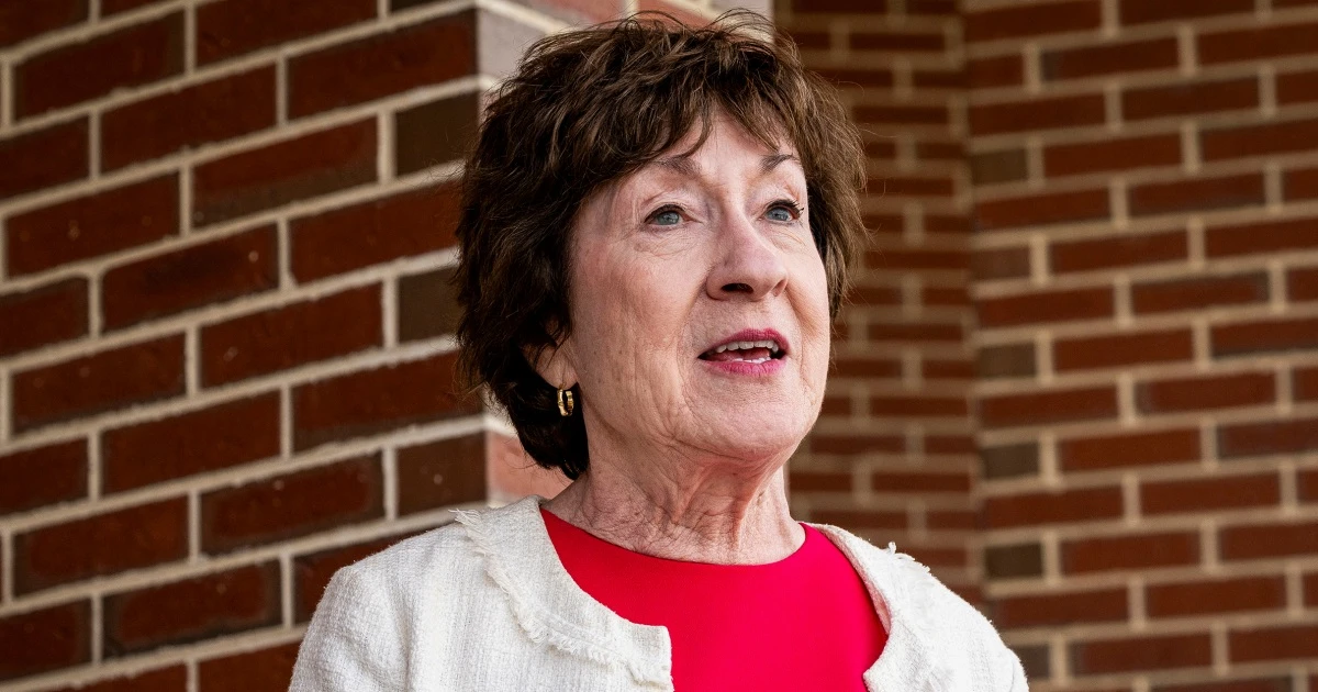 Sen. Susan Collins reveals ‘benign’ tremor, says it hasn’t affected her job or how she feels