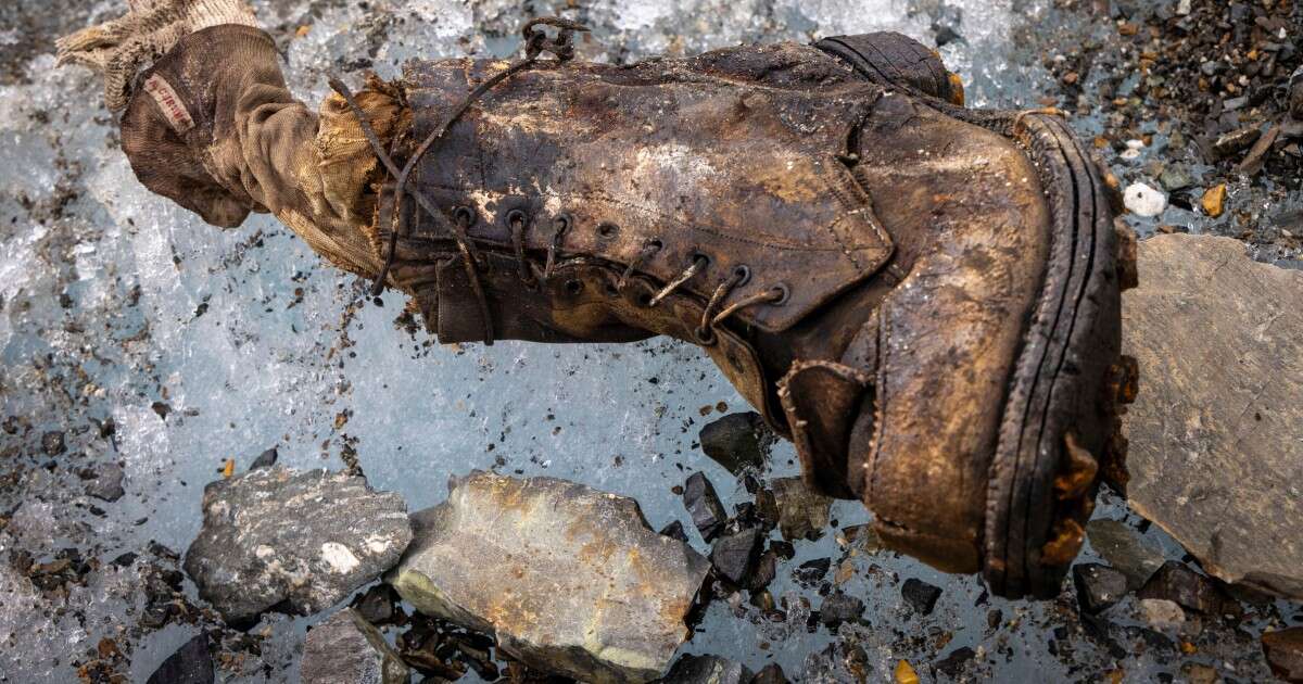 Foot of a famed Mount Everest climber is possibly found after 100 years