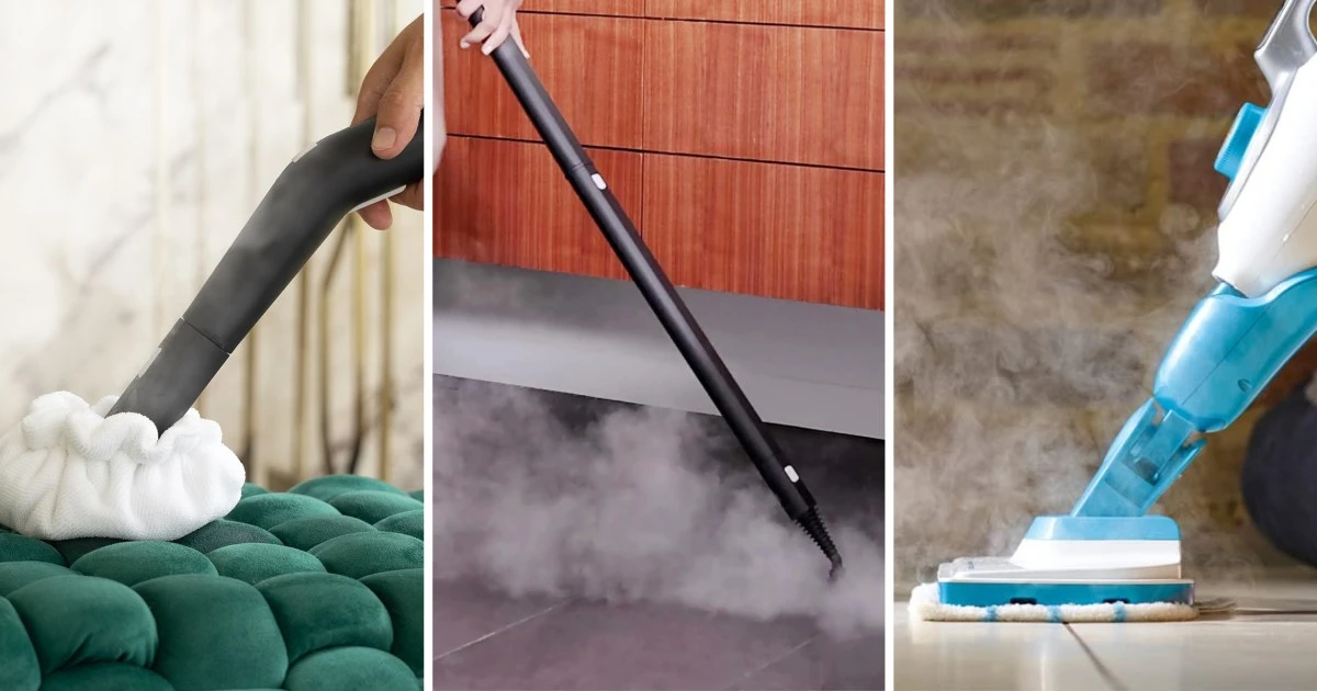Everything you can clean with a steam cleaner