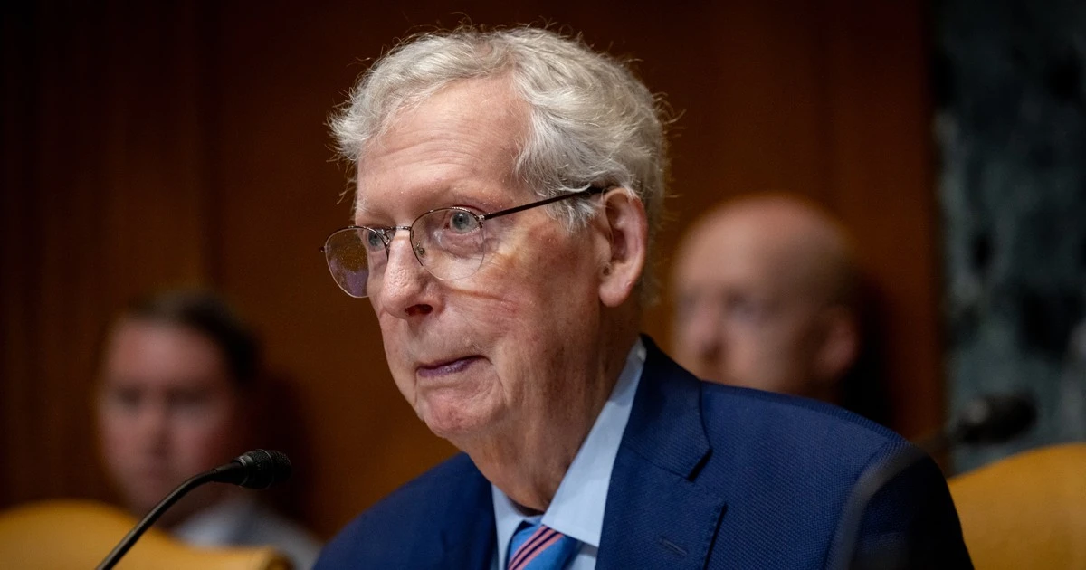 Mitch McConnell says he suffered fall, was unconscious in first statement since hospitalization