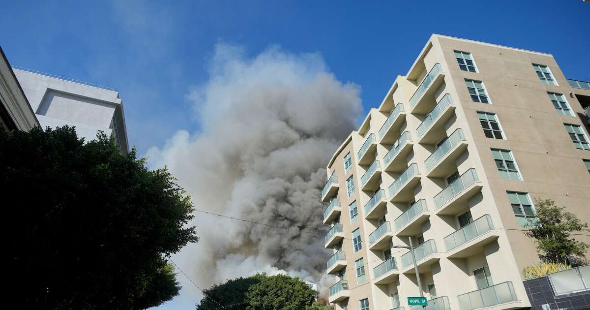 Fire damages L.A. building featured on cover of The Doors' 'Morrison Hotel' album