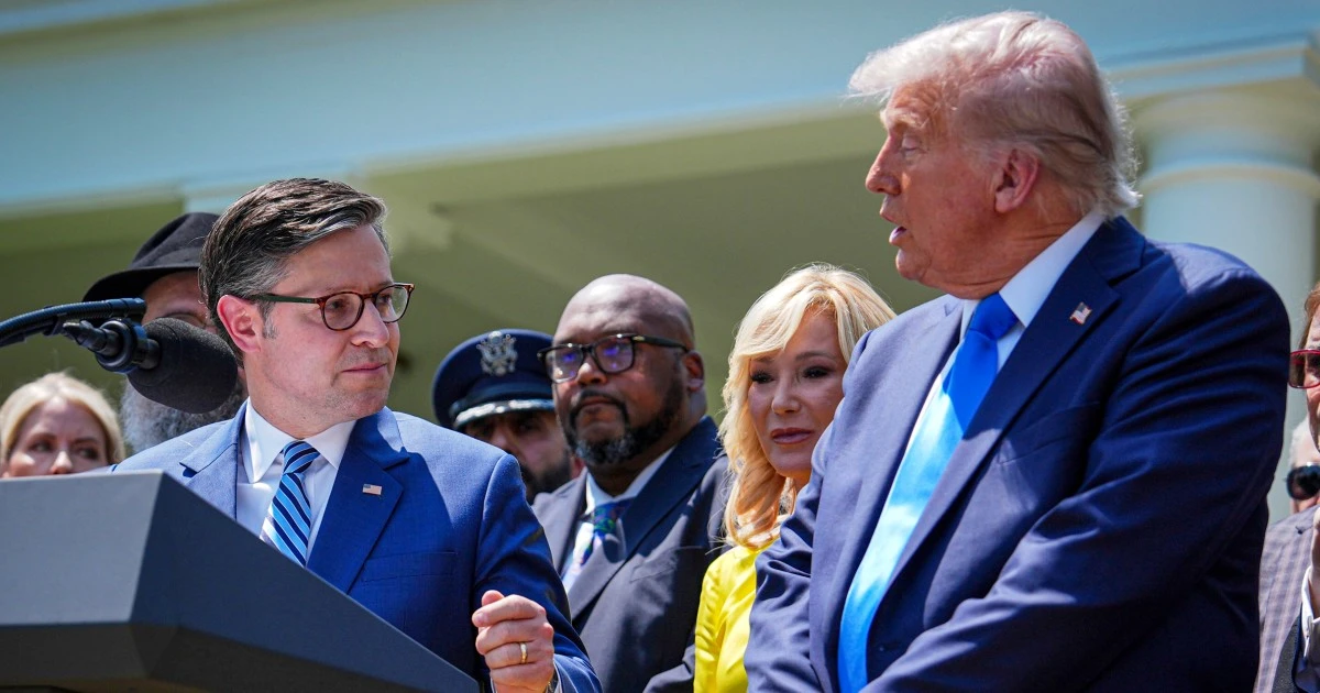 Trump urges Speaker Mike Johnson to raise taxes on the wealthy, adding new wrinkle to massive GOP bill