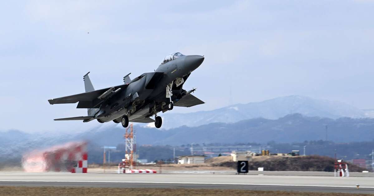 US and South Korea fly warplanes in interception drills after North Korea’s missile test