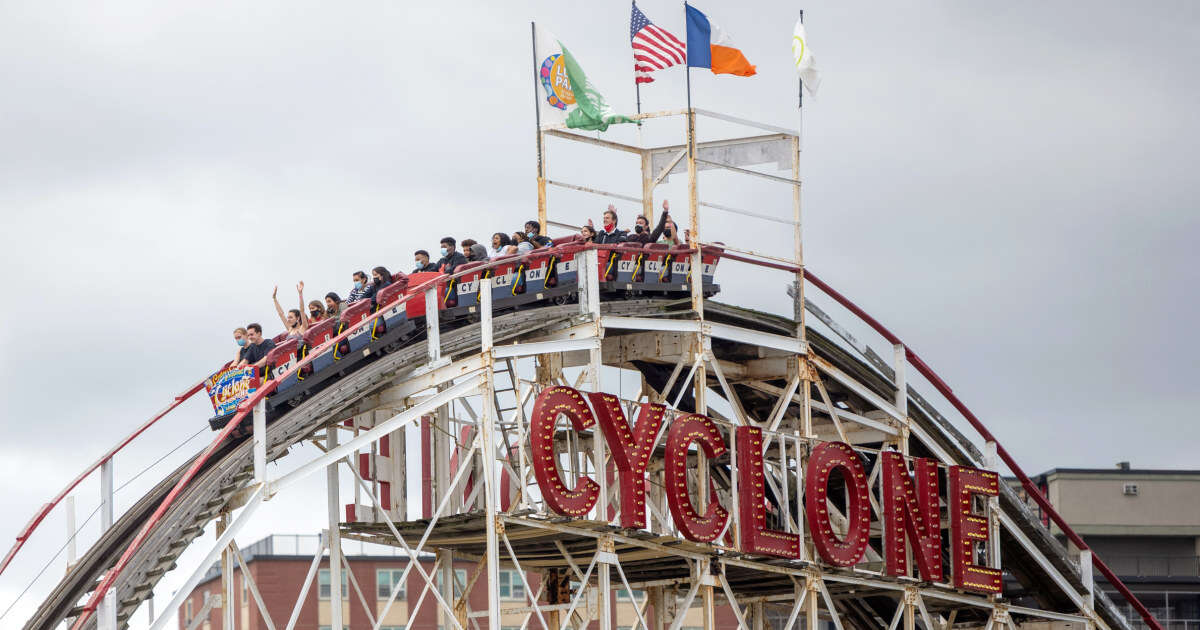 Coney Island's Cyclone roller coaster out of service after it was stopped mid-ride 