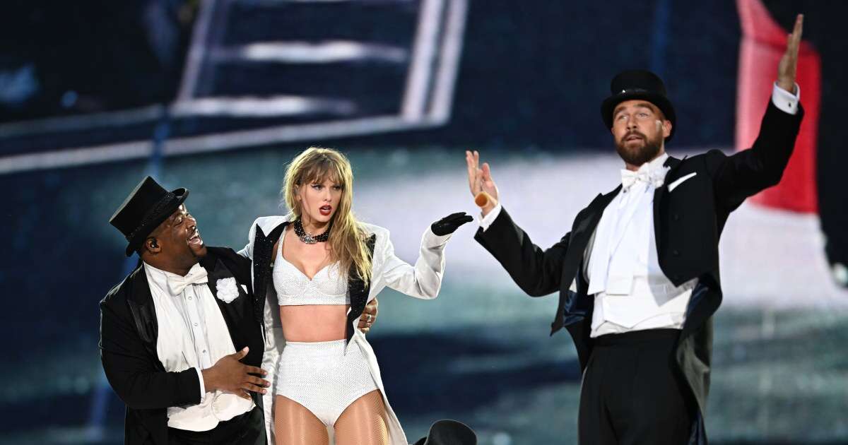 Travis Kelce reflects on ‘honor’ of joining Taylor Swift onstage and how they came up with the idea together