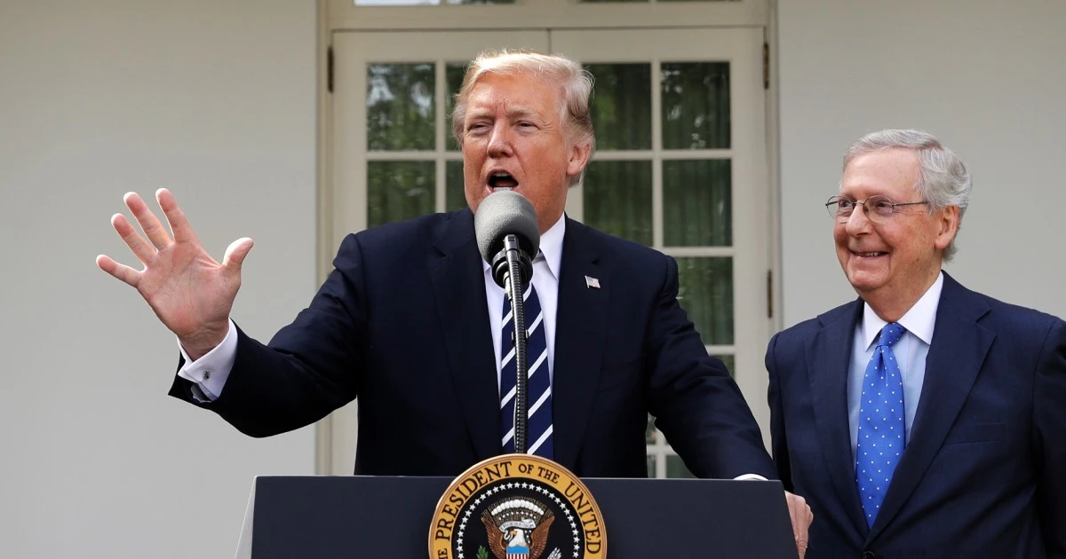 Mitch McConnell and Trump aides have been discussing an endorsement for the former president