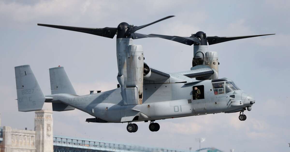 Pentagon lifts pause on troubled Osprey aircrafts