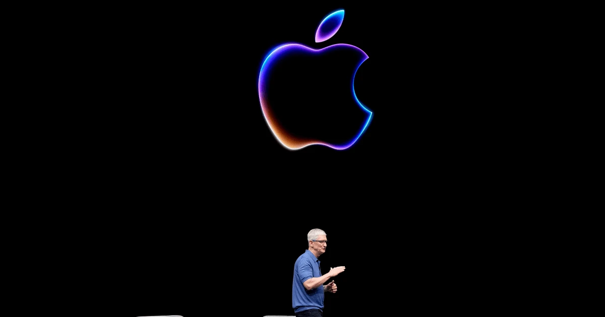 Apple shares pop to record high after company unveils AI software  