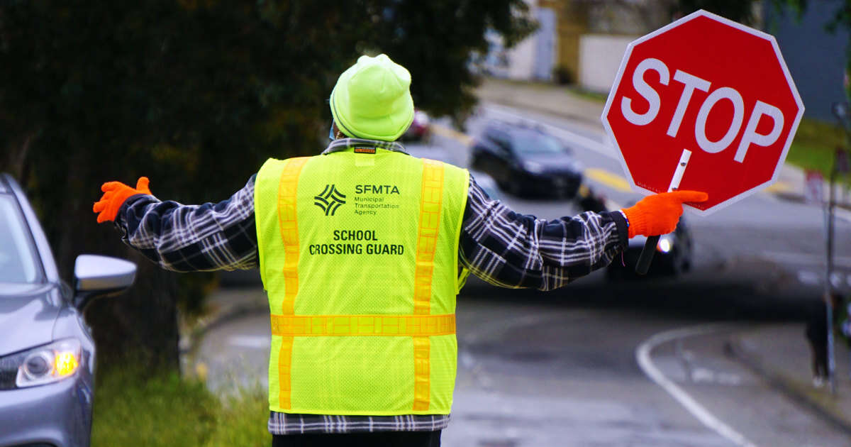 Crossing guards say driverless cars nearly hit them in crosswalks