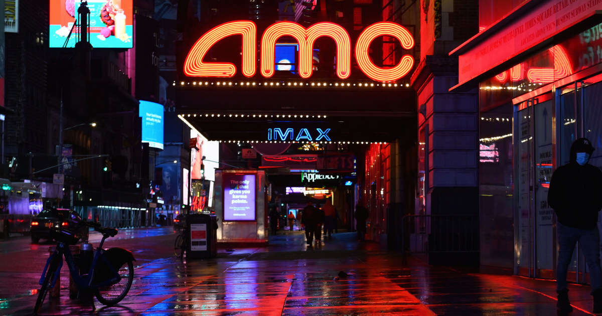 AMC is poised to ride the box office rebound, as long as its debt doesn't get in the way