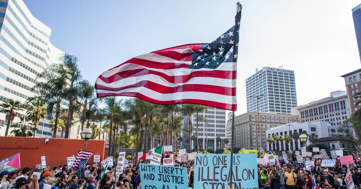 Tear gas, flags and legal battles as ICE protests continue nationwide