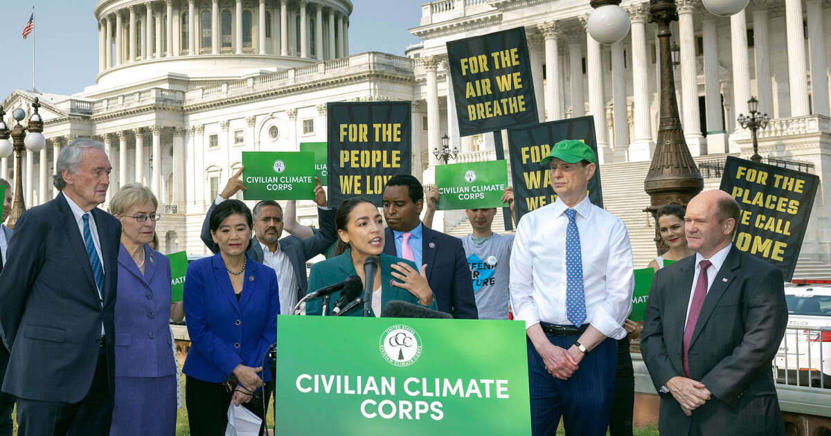 White House swears in first class of American Climate Corps