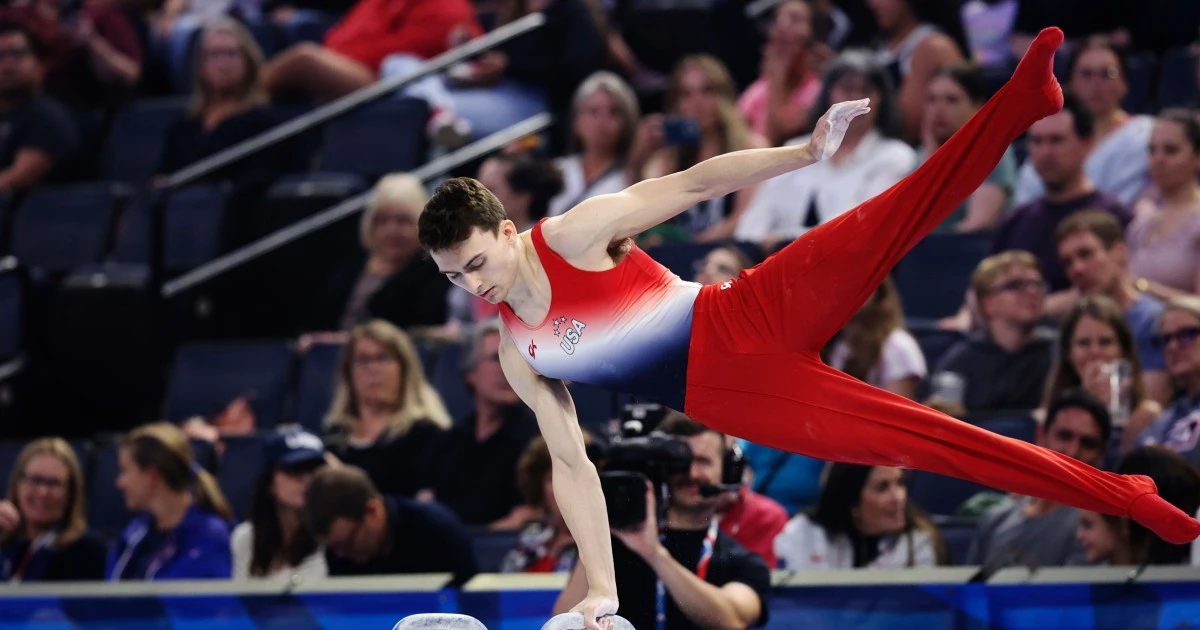 He only has one event — and it could deliver the U.S. men's gymnastics team a medal