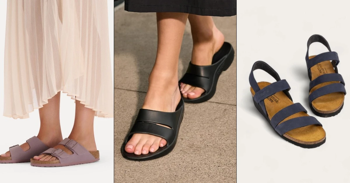 6 podiatrist-approved sandals to comfortably walk in all summer