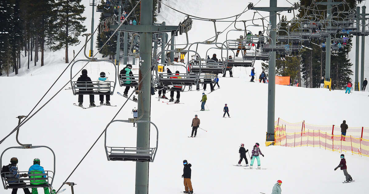 Man dies after falling from Montana ski resort chairlift