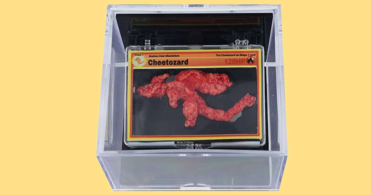 Pokémon-shaped Cheeto sells at auction for nearly $88,0000