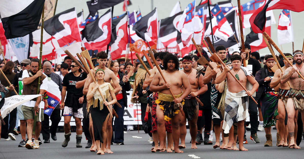 Maori protesters march on New Zealand capital over contentious bill