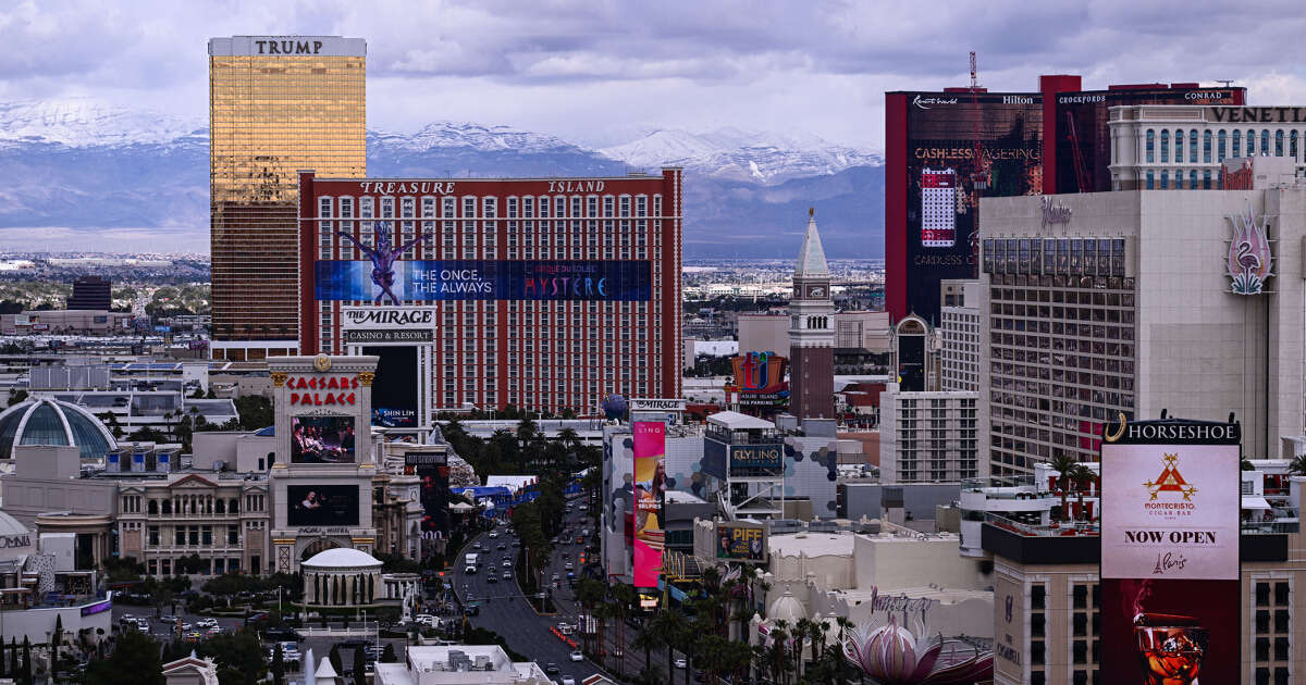 Las Vegas finally breaks its streak of 214 dry days — with 0.01 inches of rain