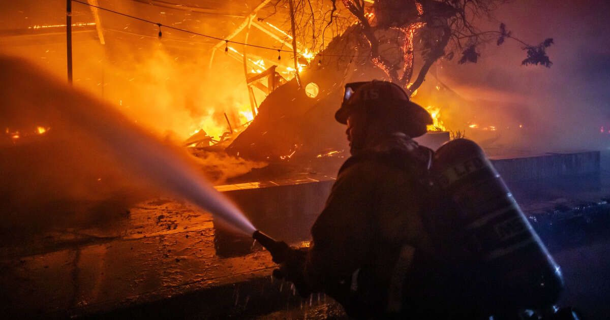 Water tanks went dry in Pacific Palisades, hampering efforts to fight fire