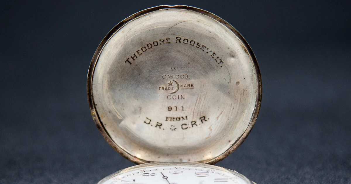 Theodore Roosevelt’s pocket watch returns home 37 years after it was stolen