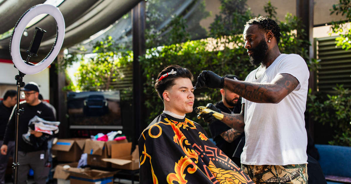 How skateboards, haircuts and vegan burgers gave young men a break after the L.A. fires