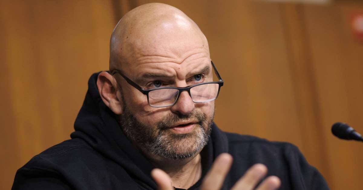 'I'm not a progressive': Fetterman breaks with the left, showing a maverick side