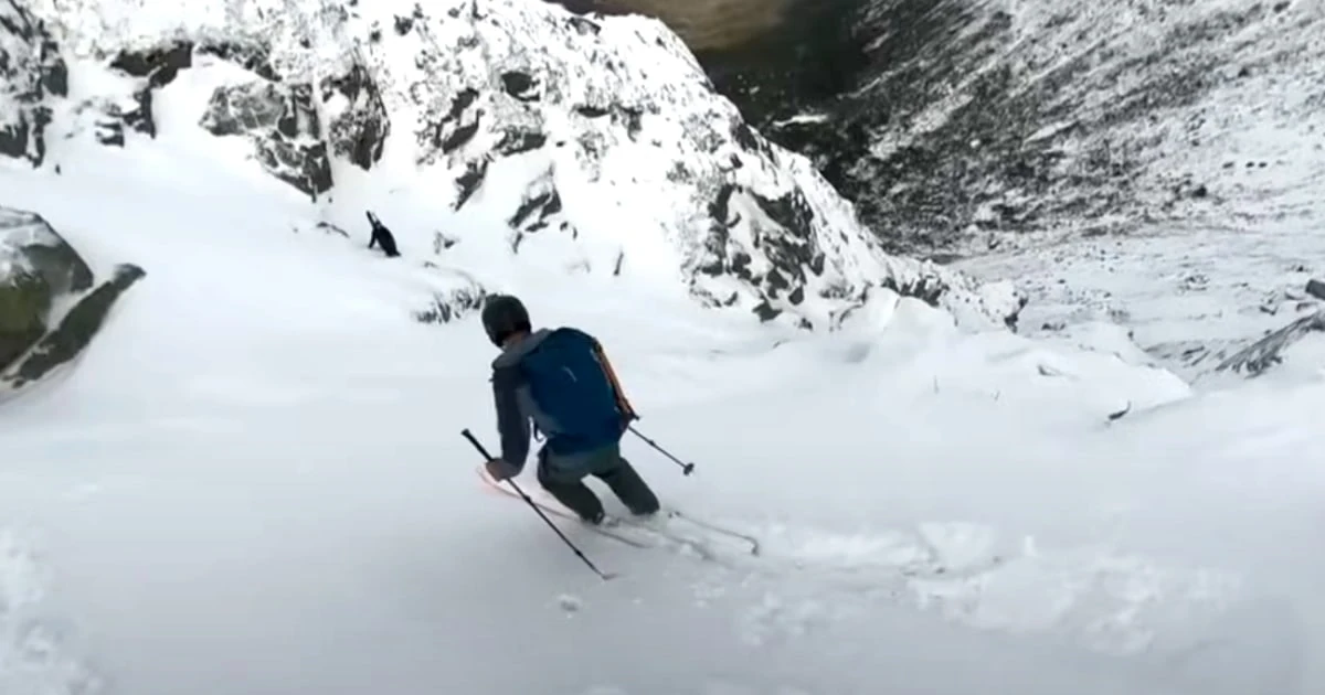 New Hampshire backcountry skier falls 500 feet after being caught in avalanche he triggered