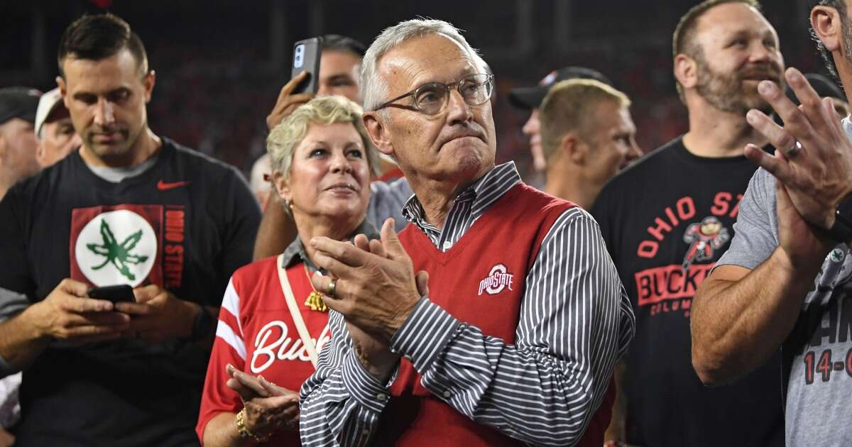 Jim Tressel says he isn't thinking about running for Ohio governor — but he isn't ruling it out