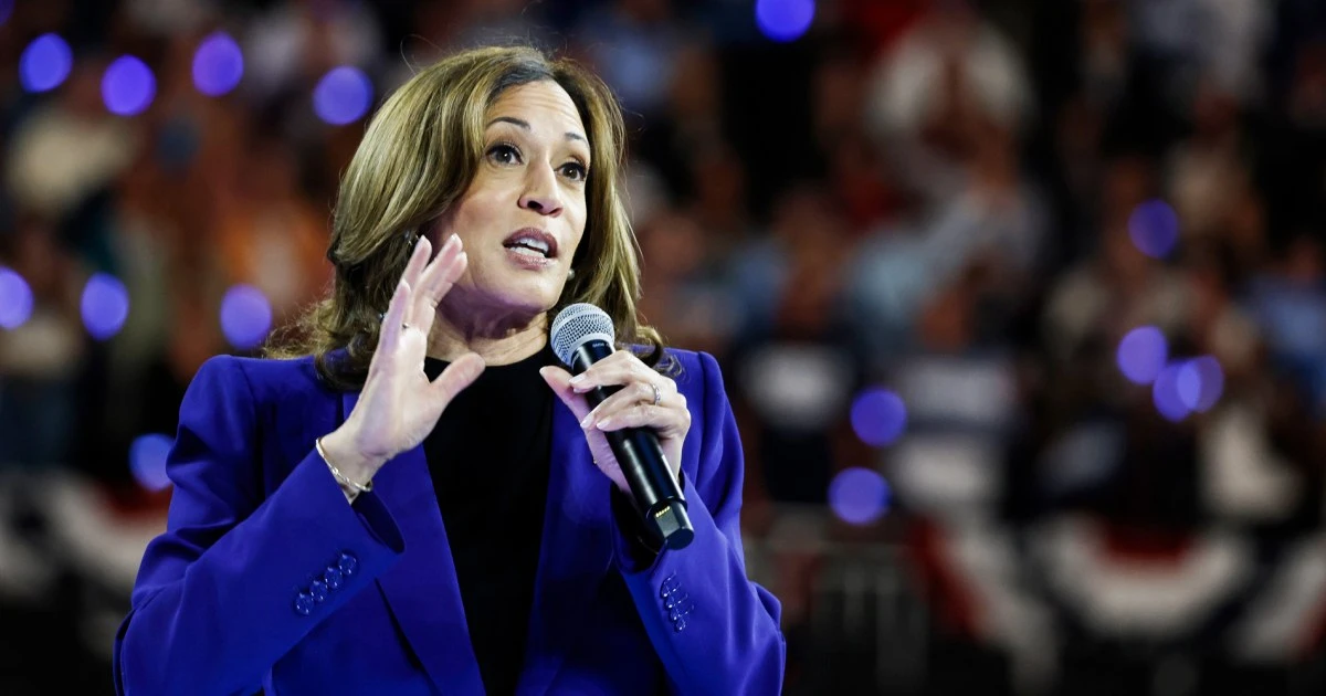 Harris weaves her life story into a vision for America as she accepts Democratic nomination
