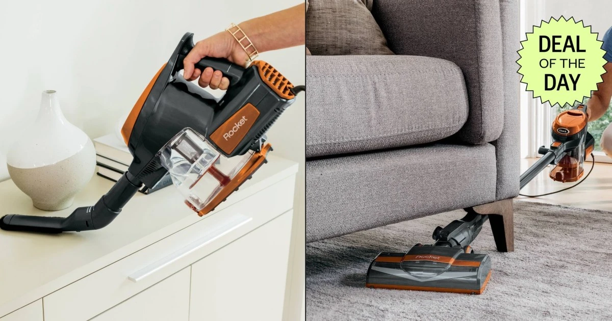 The Shark Rocket vacuum is 50% off again — just in time for pollen season